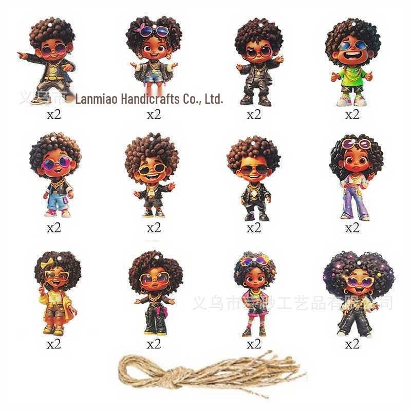 36-Piece Handmade Walnut Cracker Christmas Ornament Set - Ideal for Holiday Gifts & Tree Decoration