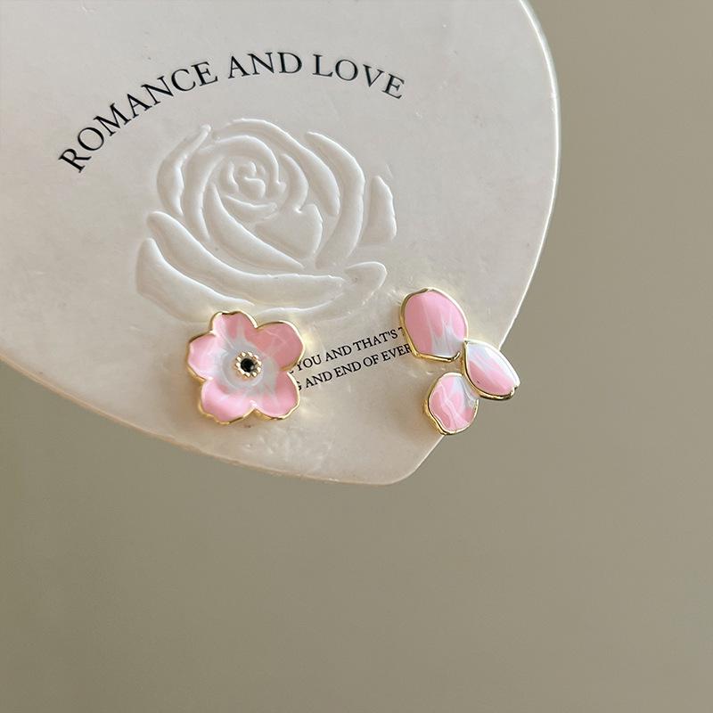 Colorful Zircon Drip Glaze Hoop Earrings: Chic Light Luxury Style for Fashion-Forward Women