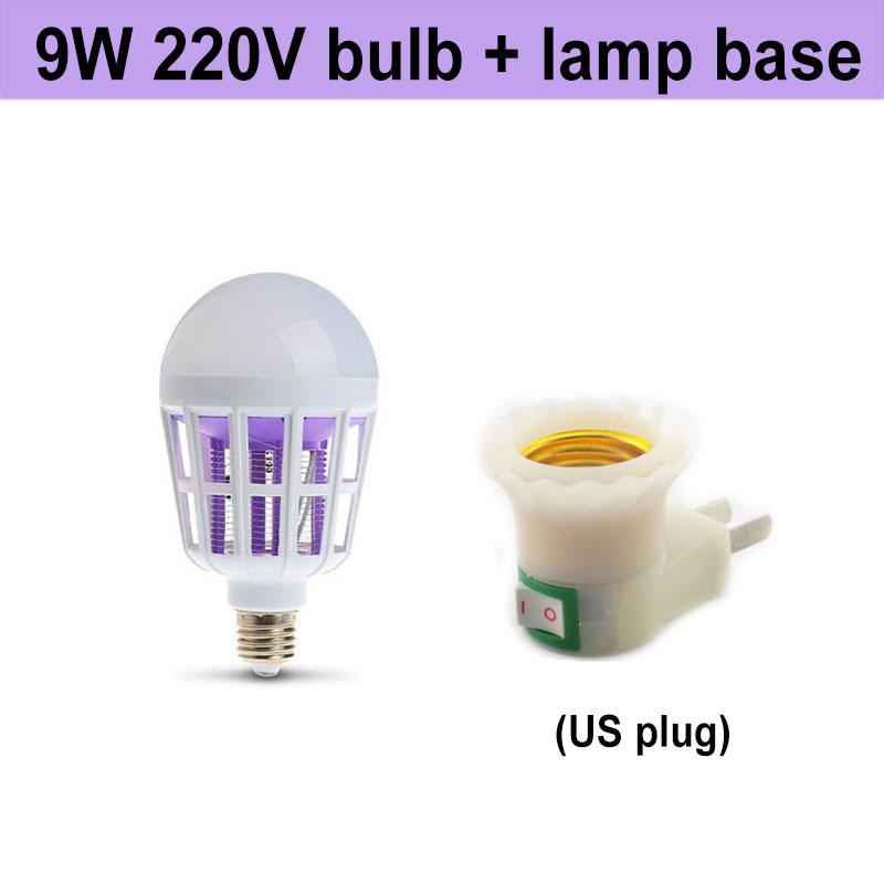 9W/15W/20W LED Mosquito Killer Bulb 2 In 1 LED Bulb Light E27 For Indoor Anti Mosquito Repellent Bug Zapper AC 175~2200V
