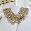 Korean Pearl Lace Shawl - Spring/Summer Sun Protection, Versatile Hollow Out False Collar, Cotton Outerwear