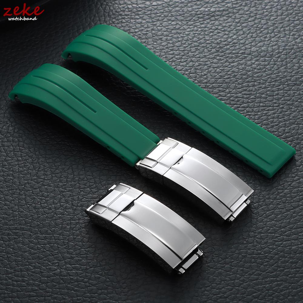 Luxury Watch Buckle for Rolex DAYTONA SUBMARINER GMT Watch Band Clasp Stainless Steel Fine-tuning Pull Button 9X16mm Buckles