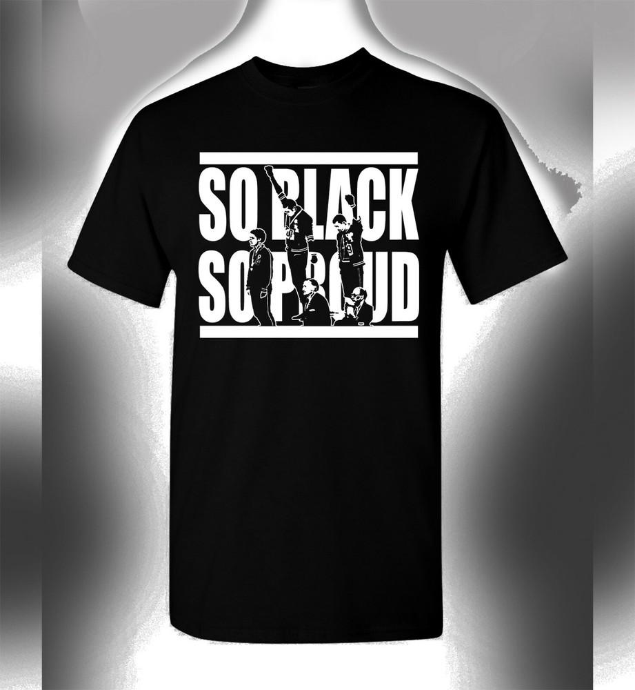

So Black So Proud T-Shirt Raised Fist Salute Black History Month Black Panthers 2XL
