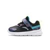 Kids Velcro Comfortable Stylish Non-Slip Low-Top Walking Shoes Baby Shoes Black Purple 312320005H-1