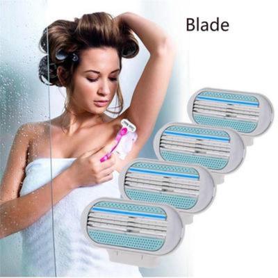 Shaving Blades for Women Safety Female Sharpener Razor for Razor Blade Shaving 3 Layers Blade