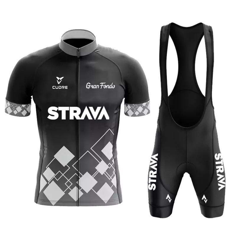 Mens Cycling Jersey Set Short Sleeve Quick Dry Performance Bike Riding Kit Team Edition