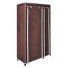 vidaXL Stoffschrank Braun