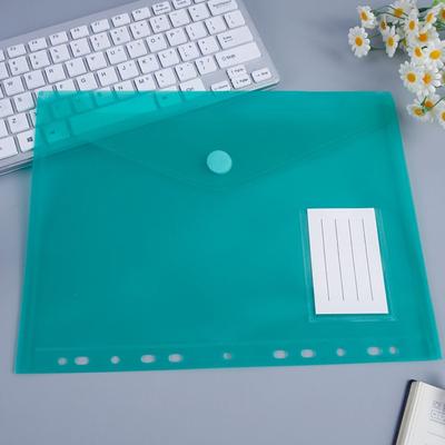Transparenter A4 Aktenordner mit Loch Dokumentenhalter Hochwertiger Ordner Umschlagtasche Ringordner
