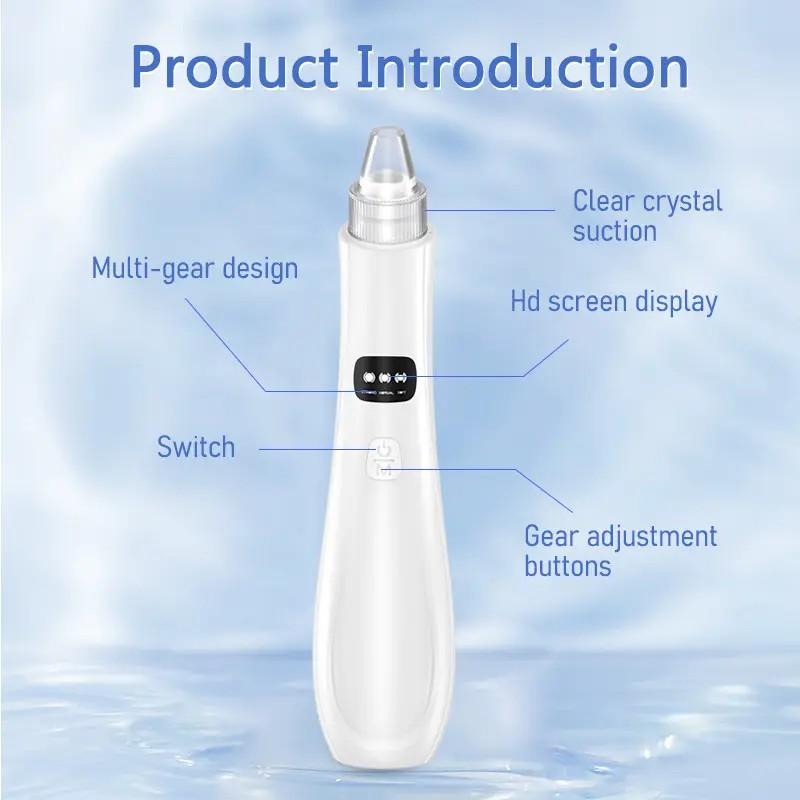 Electric Blackhead Remover 3 Suction Mode Face Cleansing Beauty Machine Pore Vacuum Blackhead Dead Skin Removal Skin Care Tool