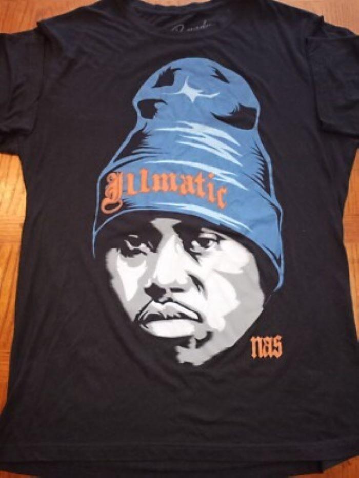 RARE! NAS Illmatic 2025 Black Cotton Shirt Full size S-5XL MI738 L