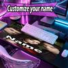 Custom Name Personalized horror theme Pattern Mousepad, Laptop PC Desk Mat, Decorative Desk Mat for Home Keyboard Pad Gift