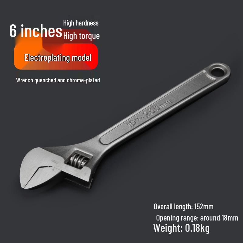 Eagle Dual-Purpose Adjustable Pipe Wrench - Multifunctional, Large Opening, Available in 8 , 10 , 12 .