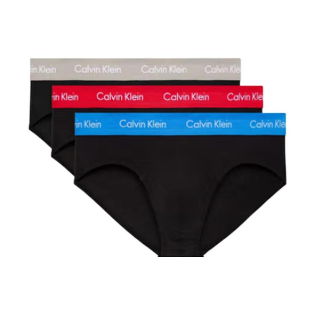 Calvin Klein Mid-Rise Letter Pattern Triangle Underwear 3-Pack Men underwear U2661-1WA