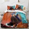 Game Valorant Neon Bedding Set Boys Girls Twin Queen Size Duvet Cover Pillowcase Bed Kids Adult Fashion Home Textileextile741