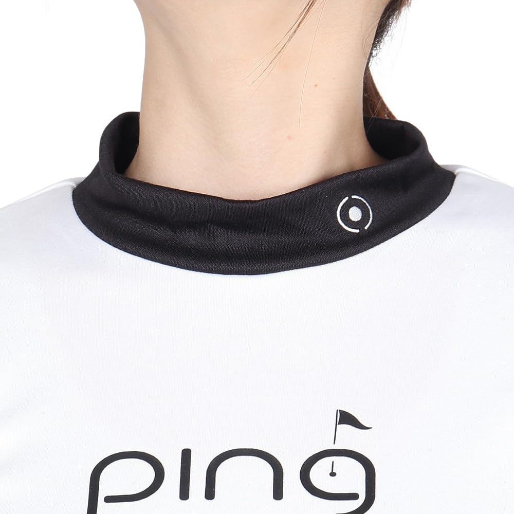 Ping Apparel Long Sleeve High Neck Shirt Fleece Golf Undershirt Size LL Women's (Smooth Lining) / / 622-4266904 030_White,
