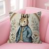 Cushion Cover Pillowcase Upholstery Sofa Throw Pillow Home Decor Pillowcas Easter Bunny Classic