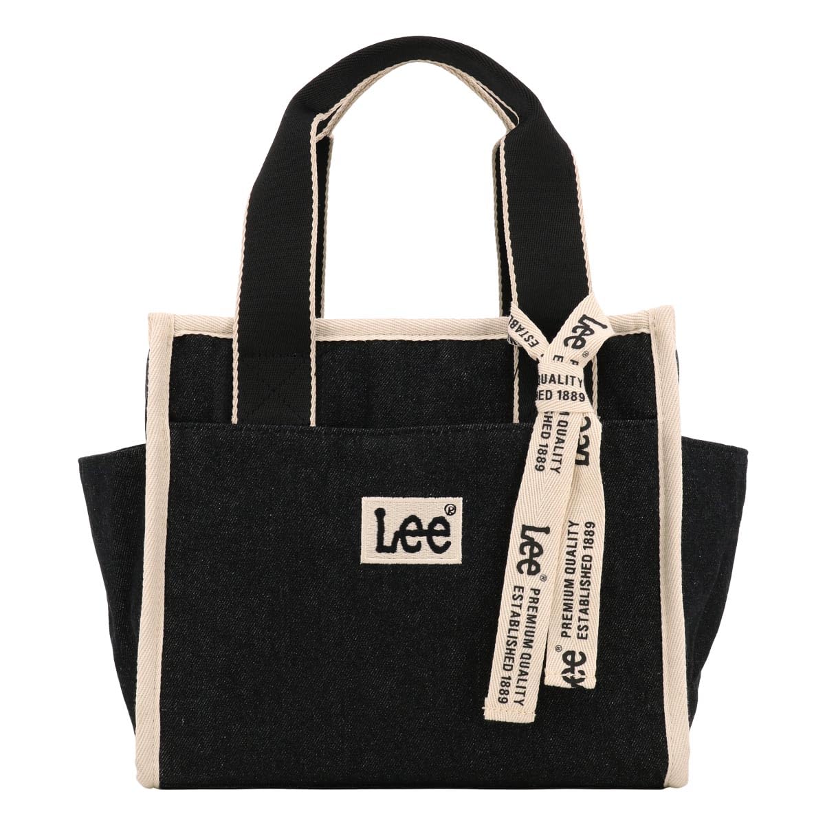 

Сумка-тоут горизонтальная джинсовая женская LIFE Canvas Mini Tote черная [Lee] 320-1312 [01]