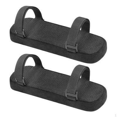 2 Pieces Comfortable Memory Foam Armrest Pads Arm Rest Washable for Gaming Chair
