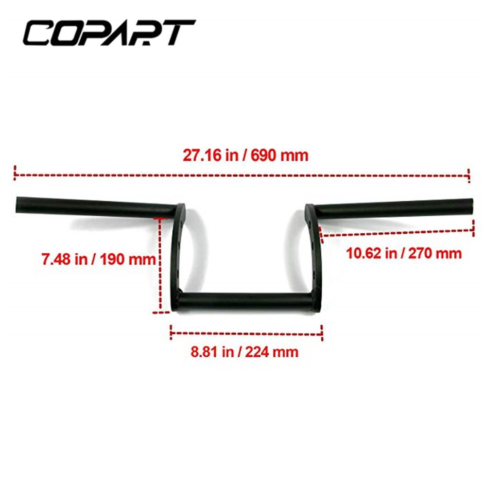 Motorcycle 1" 25mm Drag Bar Handlebar Handle Bar Be Compatible With Harley Sportster XL883 XL1200 Dyna Bobber Softail