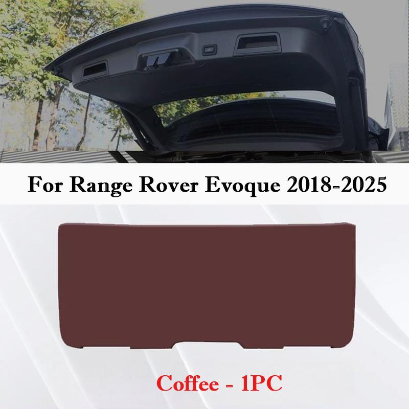 For Land Rover Range Rover Evoque L 2015-2026 Car Trunk Door Leather Anti Kick Pad Tailgate Protective Mat Interior Cargo Liner