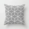 Geometric Cube Print Pillowcase Car Ornaments Office Living Room Home Pillowcase