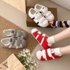 Velcro inner height increase niche design bread shoes women's new summer versatile soft-soled sports and leisure shoes