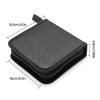 Oxford Fabric Car CDs Holder Case Bag 40-Pocket  Disc Storage Solution Keeps CDs Safe and Organized for Music Lovers