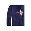 Polo Ralph Lauren Logo Printed Hooded Sweatshirt Men sweatshirt Navy-Blue 710839053-001