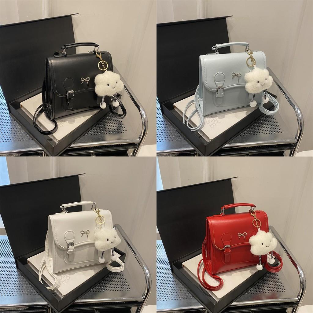 Stylish And Versatile 2024 Retro Korean College Dual Shoulder Bag For Everyday Use