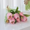 Artificial Tulip Flower 12" Real Touch Long Stem Fake Tulip Flower for Spring Easter
