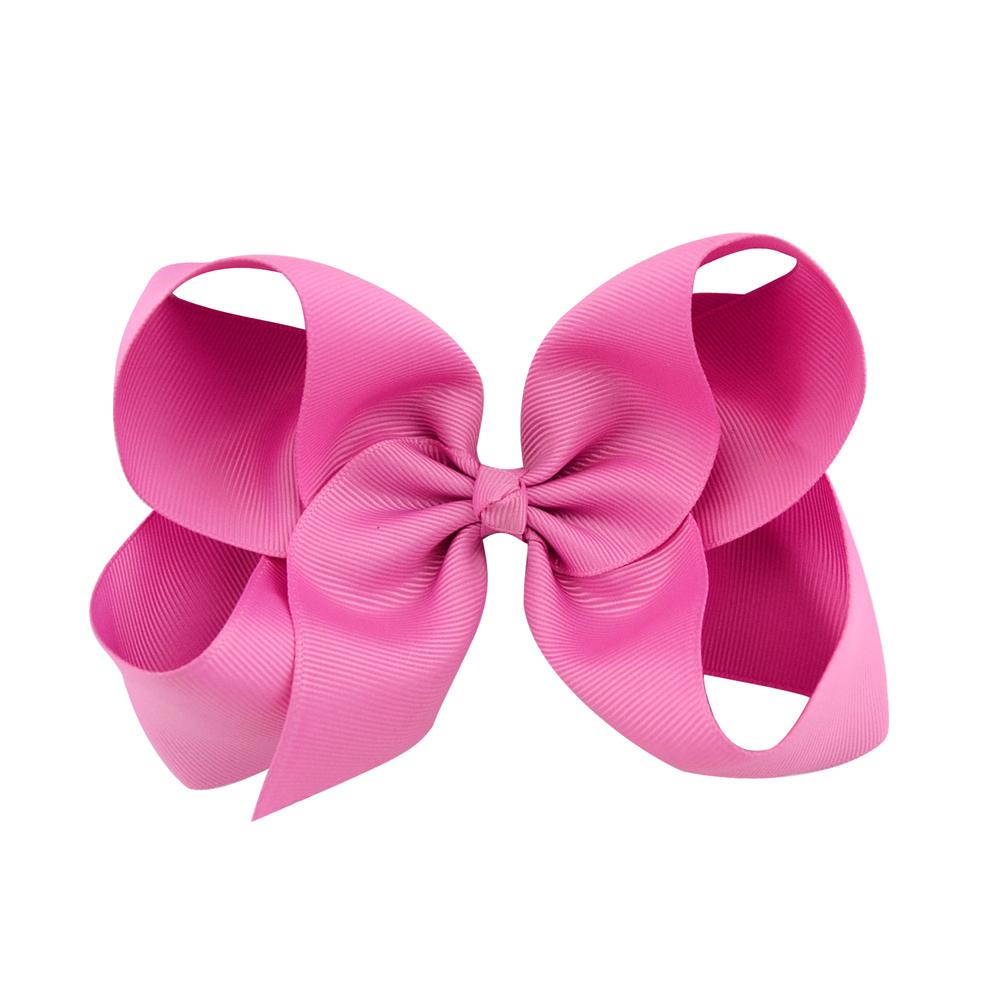 1Pc 40Colors 6'' Solid Colors Grosgrain Ribbon Hair Clips For Cute Girls Large Hairpins Boutique Barrettes Kids Hair Accessories