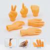 Put On The Plastic Gloves for Playing with And Petting Cats and Massage The Left and Right Little Hands
