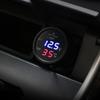 Car Cigarette Lighter Socket Car Voltmeter 3-in-1 12-24V Voltmeter Thermometer USB Car Charger for Car Truck