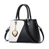 NICOLE & DORIS Women's Handbag, Shoulder Bag, Crossbody Bag, Color-Changing Design, Waterproof, 3-Layer Divider, Self-Standing, Heart-Shaped Charm,