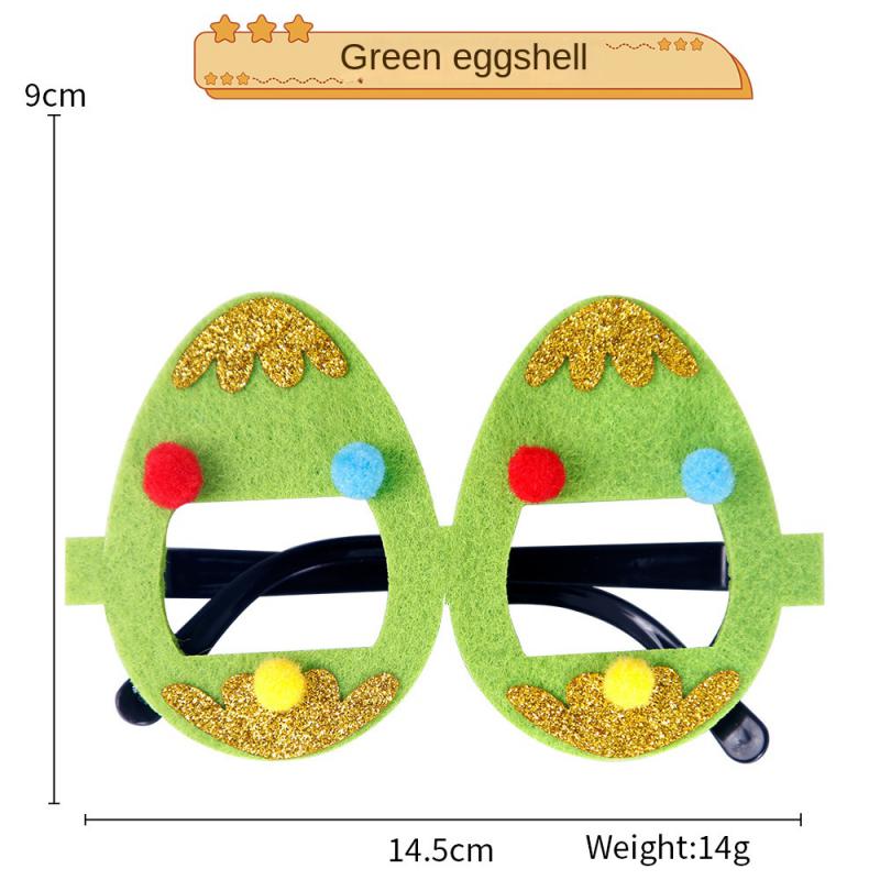 

Оправа для очков для взрослых детей Войлок Пластик Пасхальный подарок Принадлежности Пасхальное украшение Зайчик Пасхальные яйца Оправа для очков Счастливый