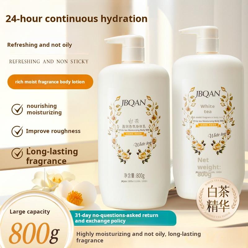 Jiebiquan White Tea Moisturizing Fragrance Body Lotion 800g 800g
