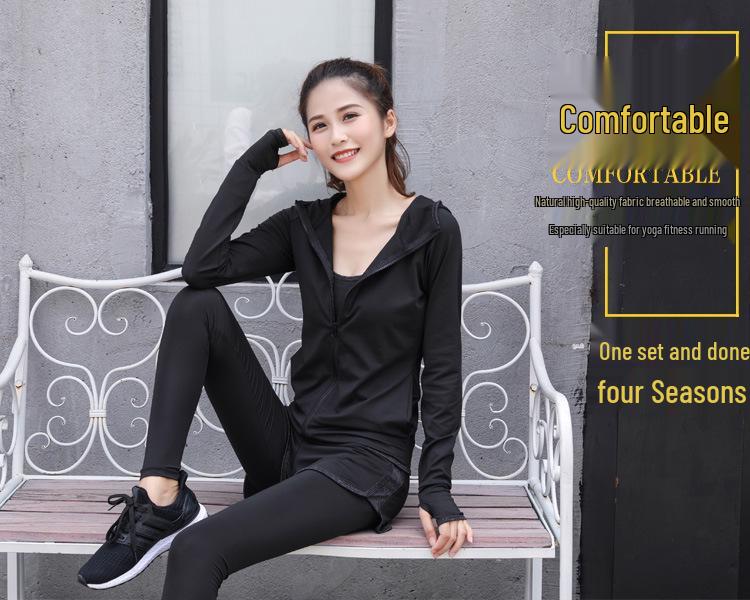 Women's Spring/Summer Yoga & Sports Set: Outdoor Exercise & Gym Fitness Wear