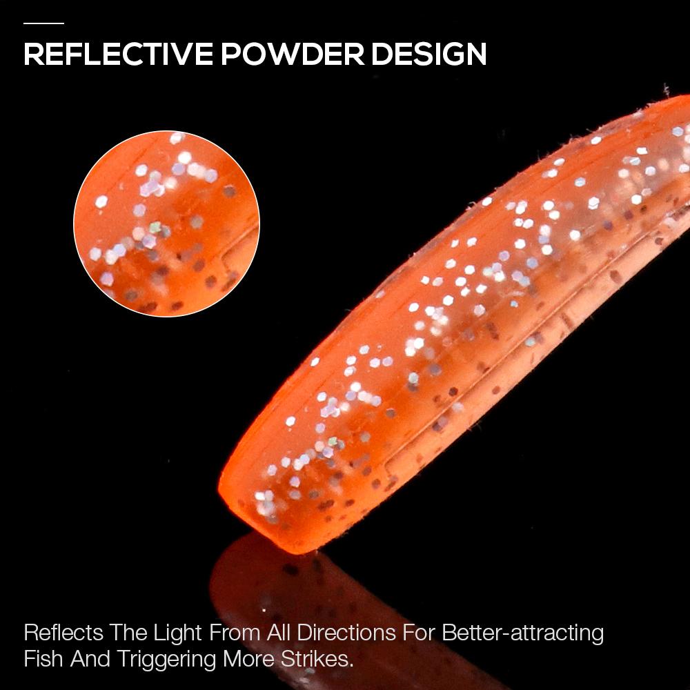 20pcs/lot 50mm 70mm Easy Shiner Shad Soft Lure Silicone Bait Artificial Fishing Lure Pike Wobblers Fishing Tackle Leurre