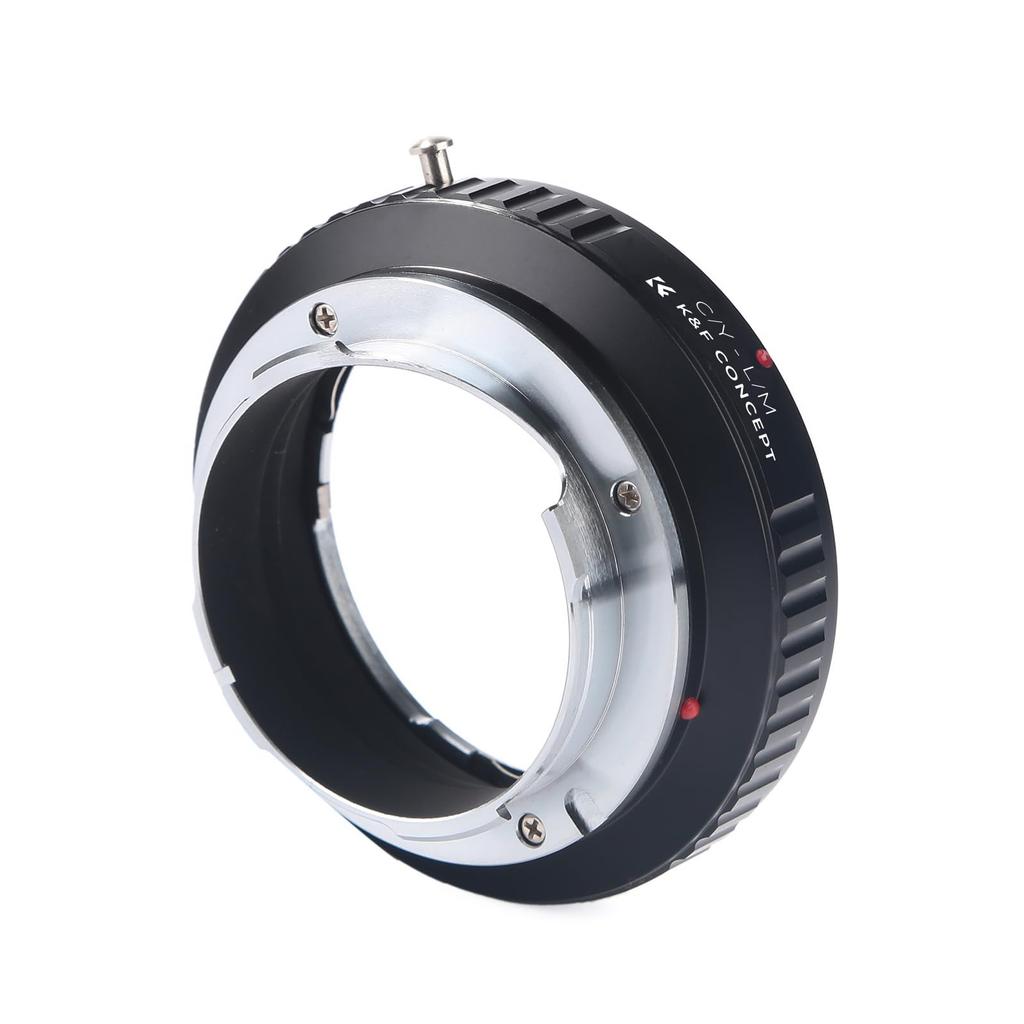 K&F CONCEPT Mount Adapter for Contax/Yashica C/Y-L/M Lenses. Compatible with Leica M-Mount Cameras. High-Precision Lens Adapter Ring.