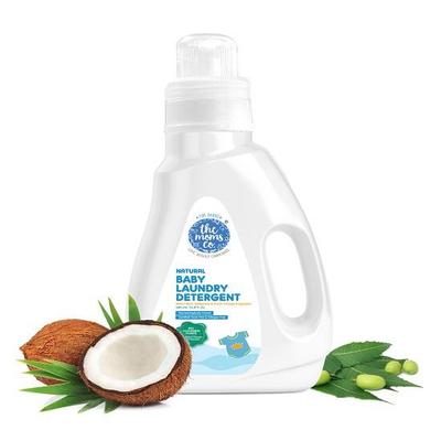 Die Moms Co. Natürliches Baby-Waschmittel mit Bio-Enzymen & Weichspüler 500ml