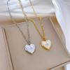 Love Shell Star Furnace Real Gold Necklace Female Collarbone Chain With Jewelry