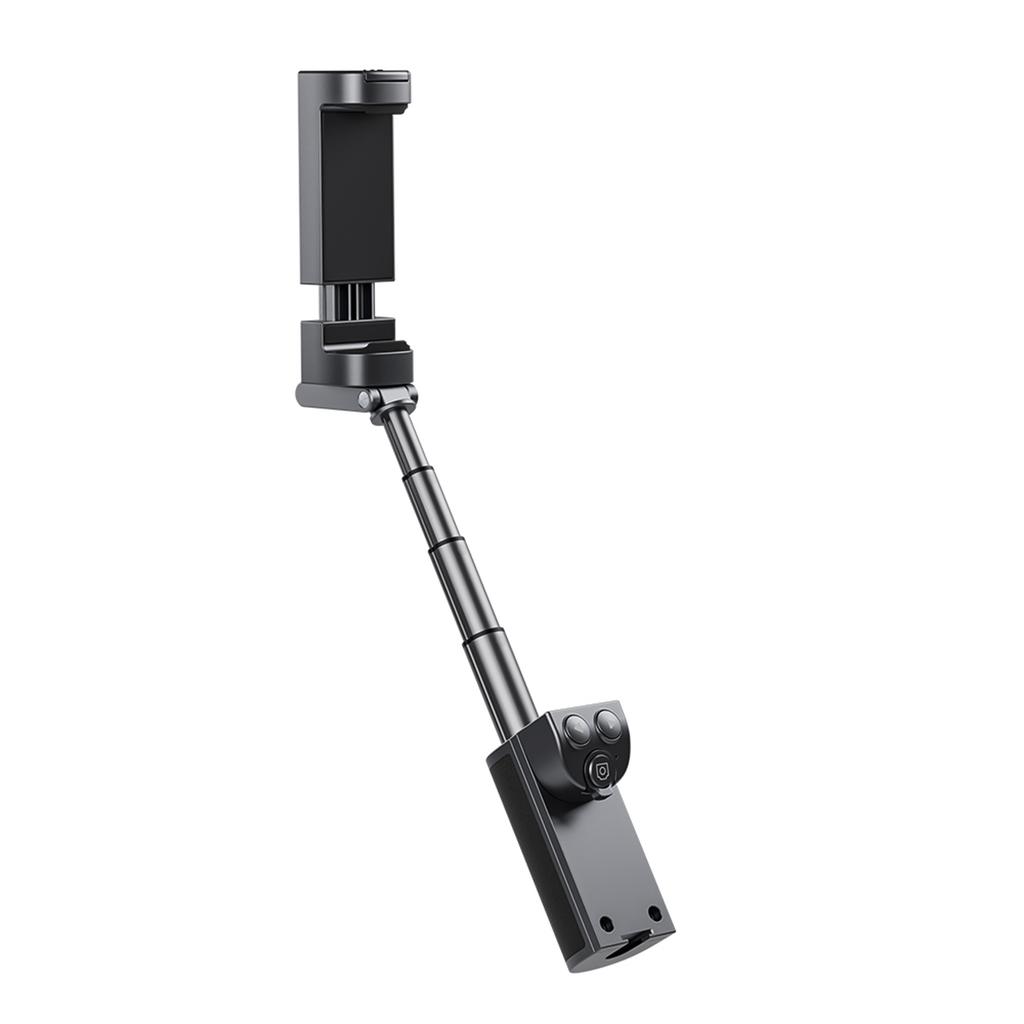 Versatile Smartphone Selfie Grip Phone Camera Grip Built in Extendable Selfie Stick with Detachable Remote Shutter Cold