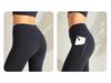 Women's Butt Lifting Yoga Pants with Side Pockets - Outdoor Fitness Leggings