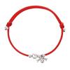Banyan Tree S925 Silver Lucky Cat & Fish Bracelet - Women's Zodiac Red Rope Jewelry Gift