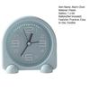Bedside Alarm Clock Compact Mini Size Silent Operation Battery Powered Illuminated Display Decorative Table Clock