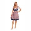 Oktoberfest Bavarian traditional festival party women's clothing, beer clothing, ethnic clothing set plaid skirt