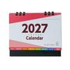 Kotobukido 2027 Desk Calendar KT-002 Eco-Friendly Index Calendar Black Base 155x180mm Sunday Start Japanese Rokuyo