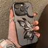 Case For  Redmi Note 13 11 12 Pro Plus 4G 5G 12S 11S Butterfly Pattern Plating Matte Case For  Redmi 13C 12 4G Cover