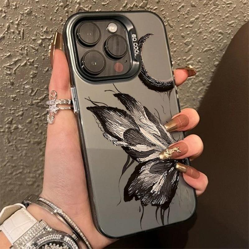 Butterfly Pattern Phone Case For Samsung Galaxy S24 S23 Ultra S22 Plus S21 FE A05 A14 A34 A54 A15 A35 A55 A53 A52 Plating Cover