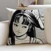 Horror TTomieS Cushion Cover Breathable and Skinfriendly Linen Pillowcase Square Removable and Washable Cushion