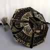 Viking Helmet with Axes and Runes Circular StickerUmbrella, Portable 3-Fold Compact Umbrella,Christmas Gift ES450